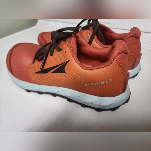 Altra Superior 5 Trail Running Shoes Orange Blue Women’s Size 11 Zero Drop - Picture 3 of 6